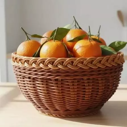 سبد میوه حصیری